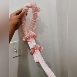 Solid hair roller tool set | 4pcs | Pink